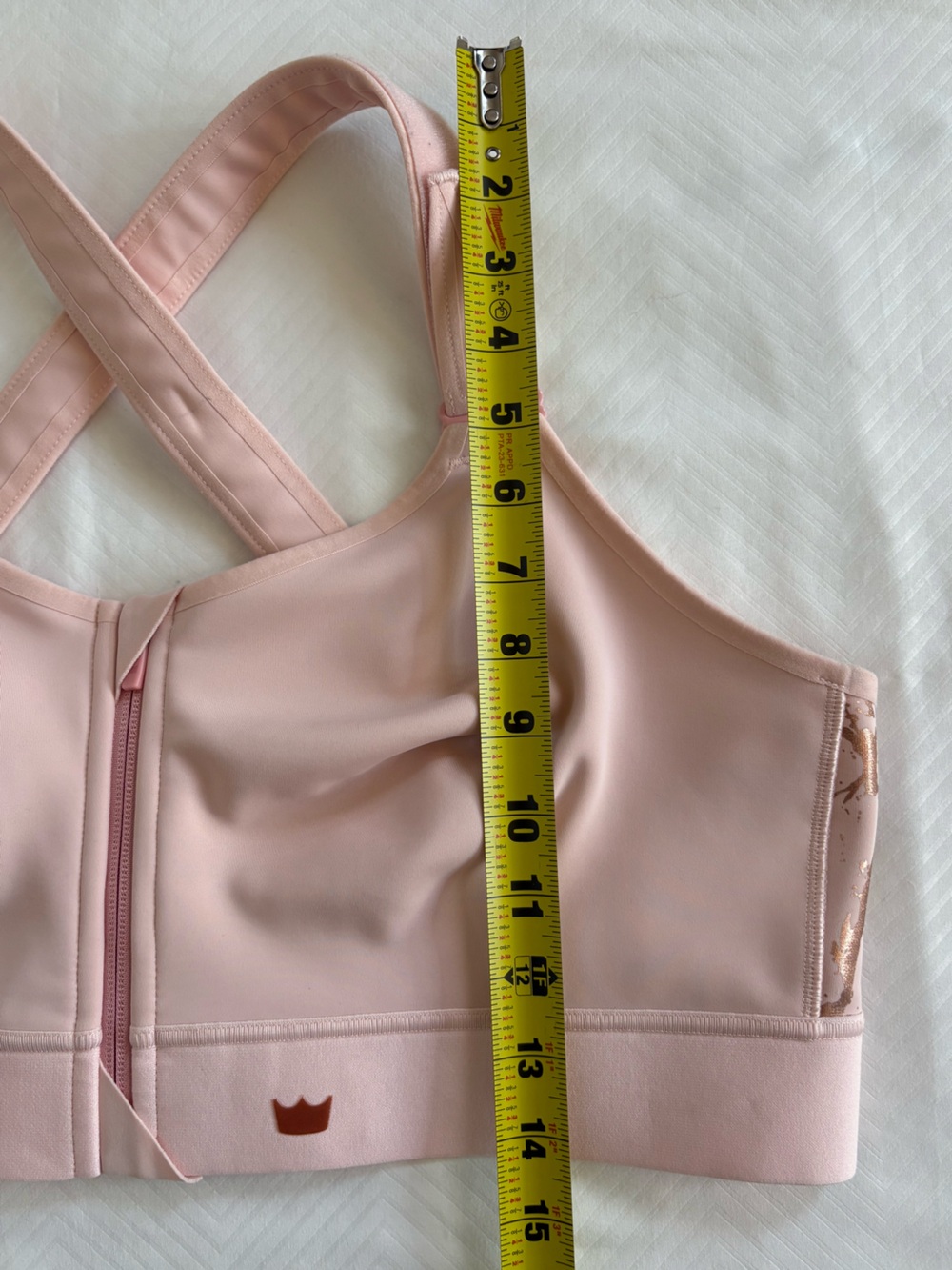 Shefit Flex Sports Bra Medium Impact Fully Adjustable Blush Pink & Gold 3X Luxe - Picture 11 of 13